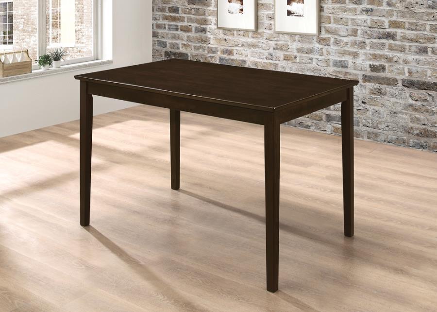 Guillen 5-piece Dining Set with Bench Cappuccino and Dark Brown 150232 Coaster FredCo