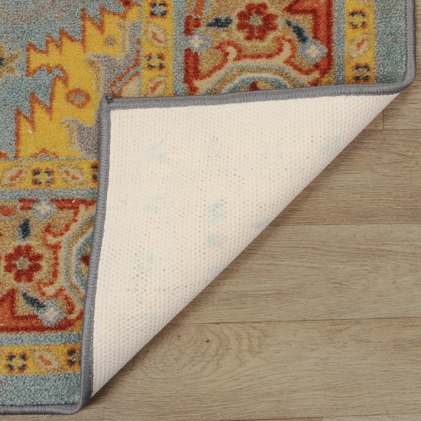 Hadar Non-Slip Foldable Oriental Traditional Rug FredCo