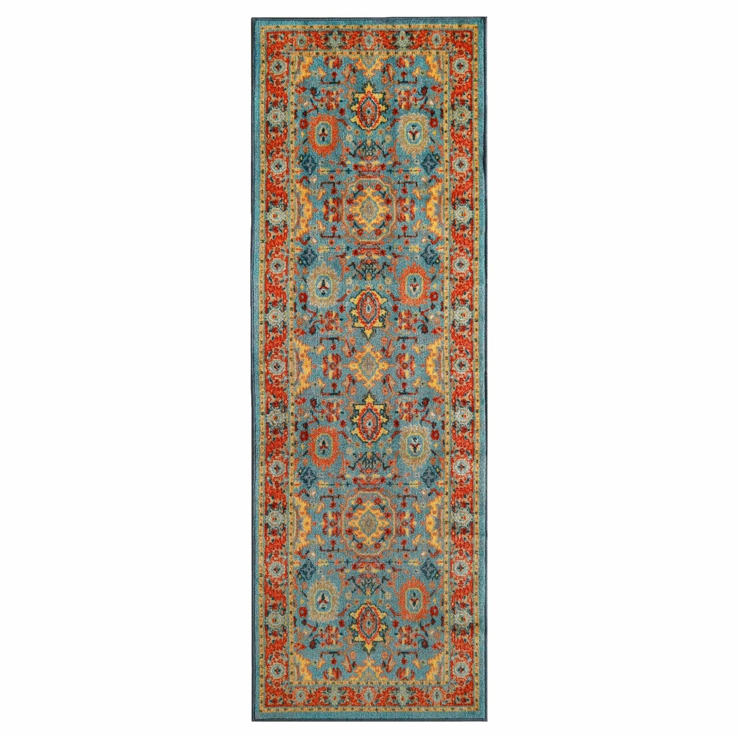 Hadar Non-Slip Foldable Oriental Traditional Rug FredCo