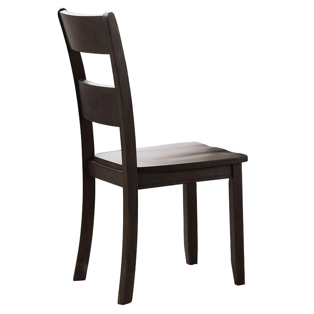 Haddie Side Chair (Set-2) Distressed Walnut FredCo