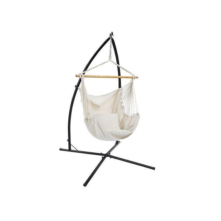 Hammock Chair with Stand Beige FredCo