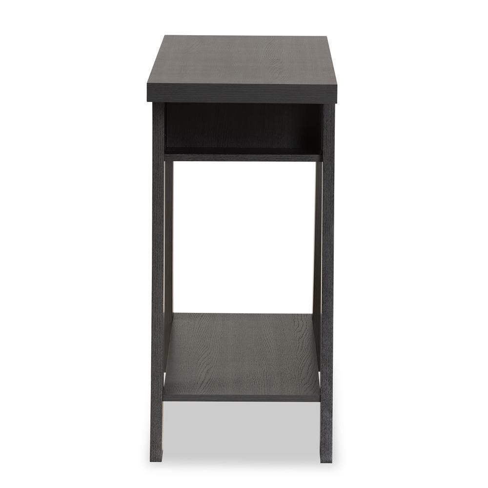 Herman Modern and Contemporary Dark Brown Finished Wood 1-Drawer Console Table FredCo