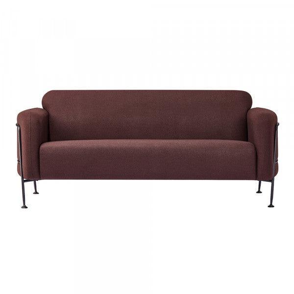 Holland Coffee Sofa CHMS011-3 COFFEE 82 Inches FredCo