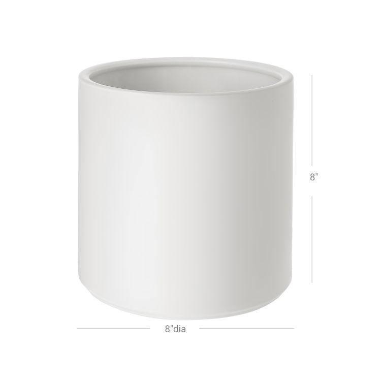 Indoor Plant Pots White FredCo