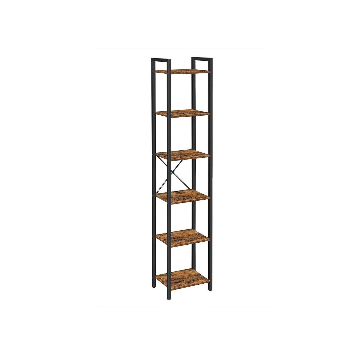 Industrial Brown 6 Layers Storage Shelf Unit FredCo