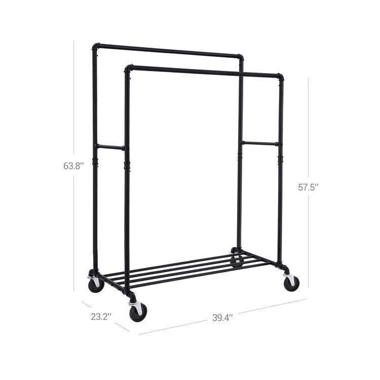 Industrial Pipe Clothes Rack FredCo