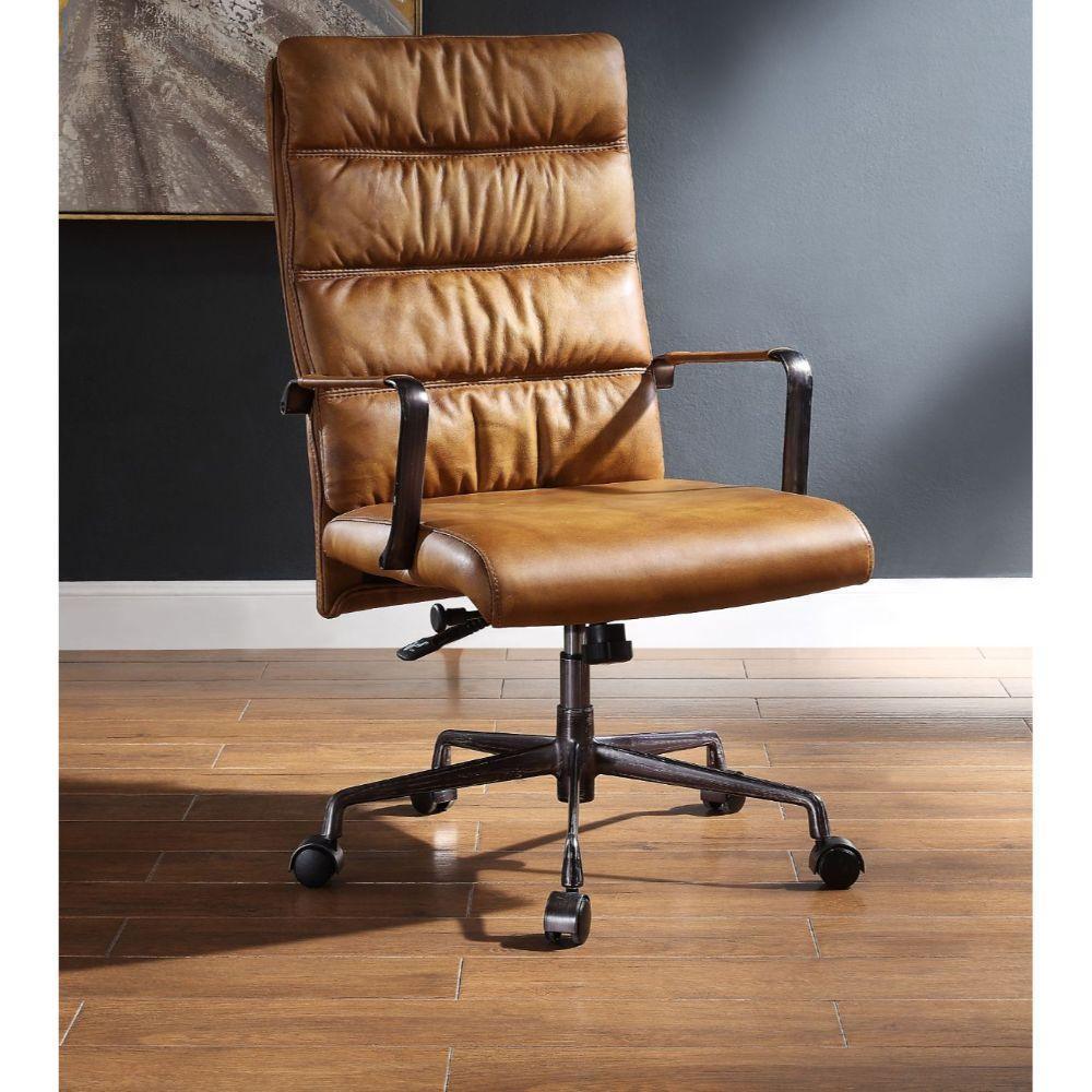 Jairo Office Chair Sahara Top Grain Leather FredCo
