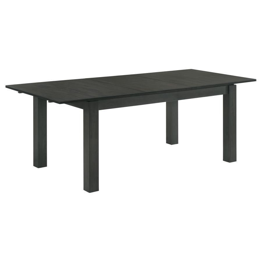 Jakob 5-piece Rectangular Dining Set Grey and Black 115131-S5 Coaster FredCo