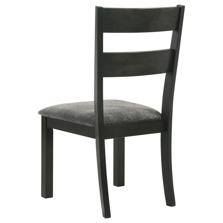Jakob 5-piece Rectangular Dining Set Grey and Black 115131-S5 Coaster FredCo