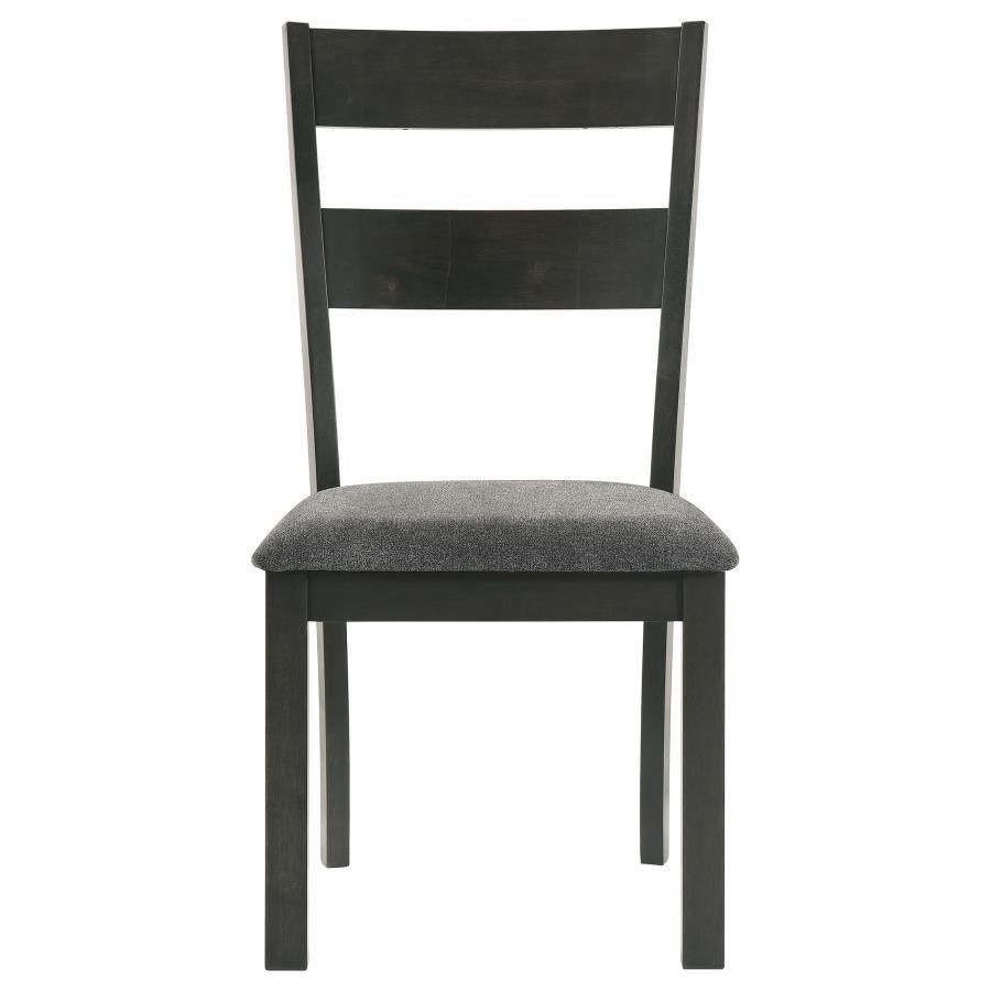 Jakob 5-piece Rectangular Dining Set Grey and Black 115131-S5 Coaster FredCo