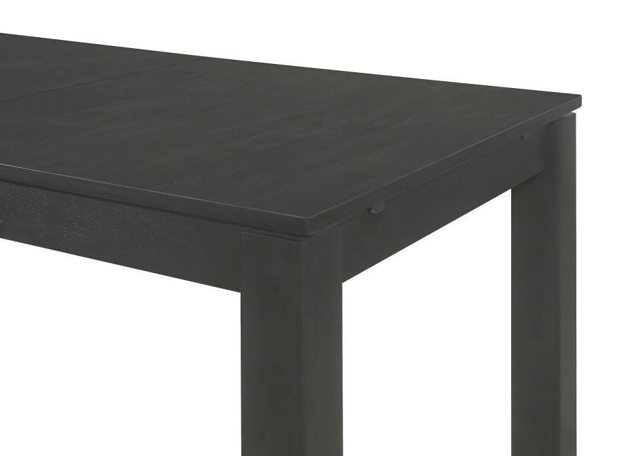 Jakob 5-piece Rectangular Dining Set Grey and Black 115131-S5 Coaster FredCo