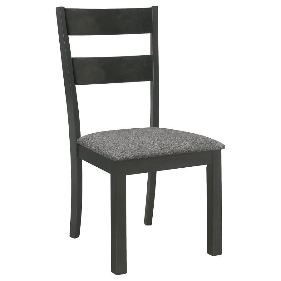 Jakob 5-piece Rectangular Dining Set Grey and Black 115131-S5 Coaster FredCo