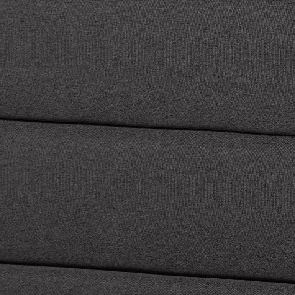 Jarlan Modern and Contemporary Transitional Charcoal Fabric Upholstered and Walnut Brown Finished Wood Full Size Platform Bed FredCo
