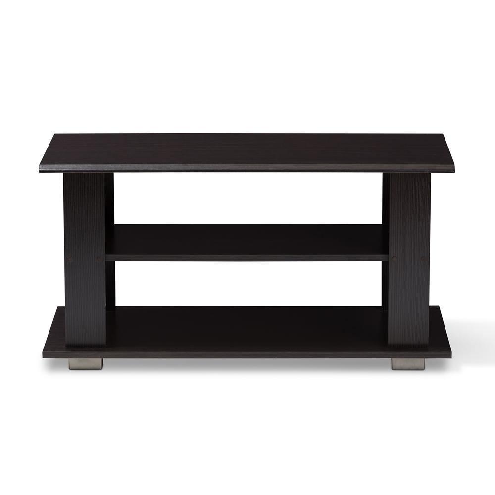 Joliette Modern and Contemporary Wenge Brown Finished Coffee Table FredCo