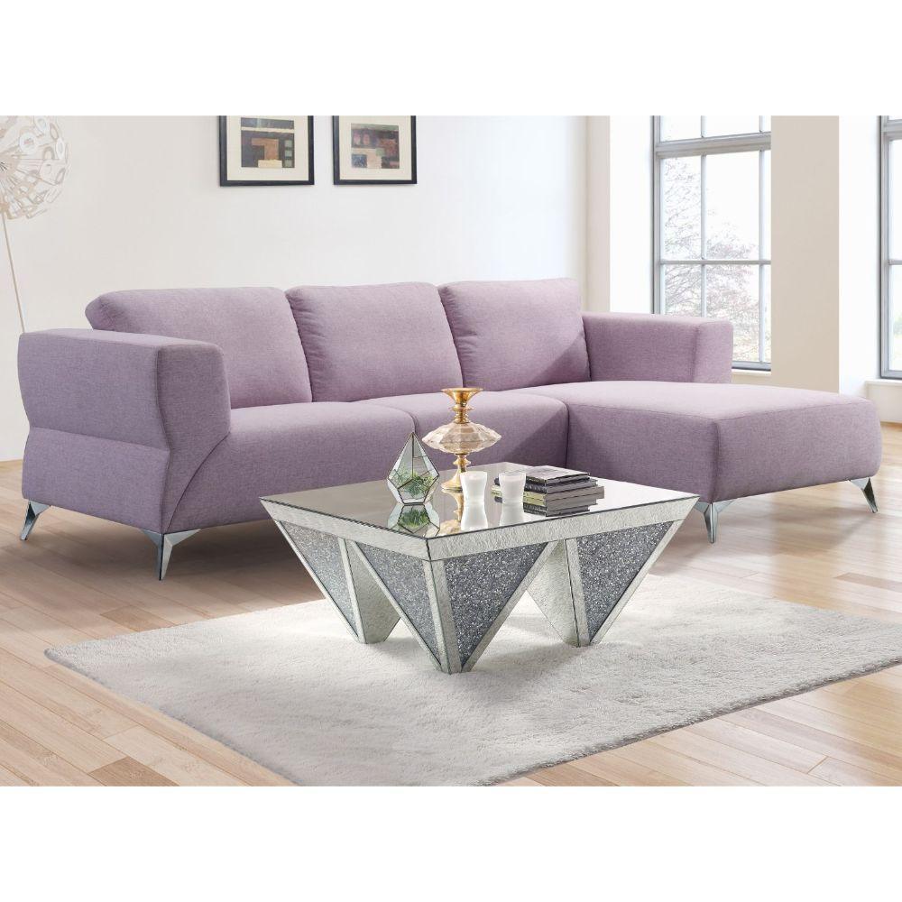 Josiah Sectional Sofa Pale Berries Fabric FredCo