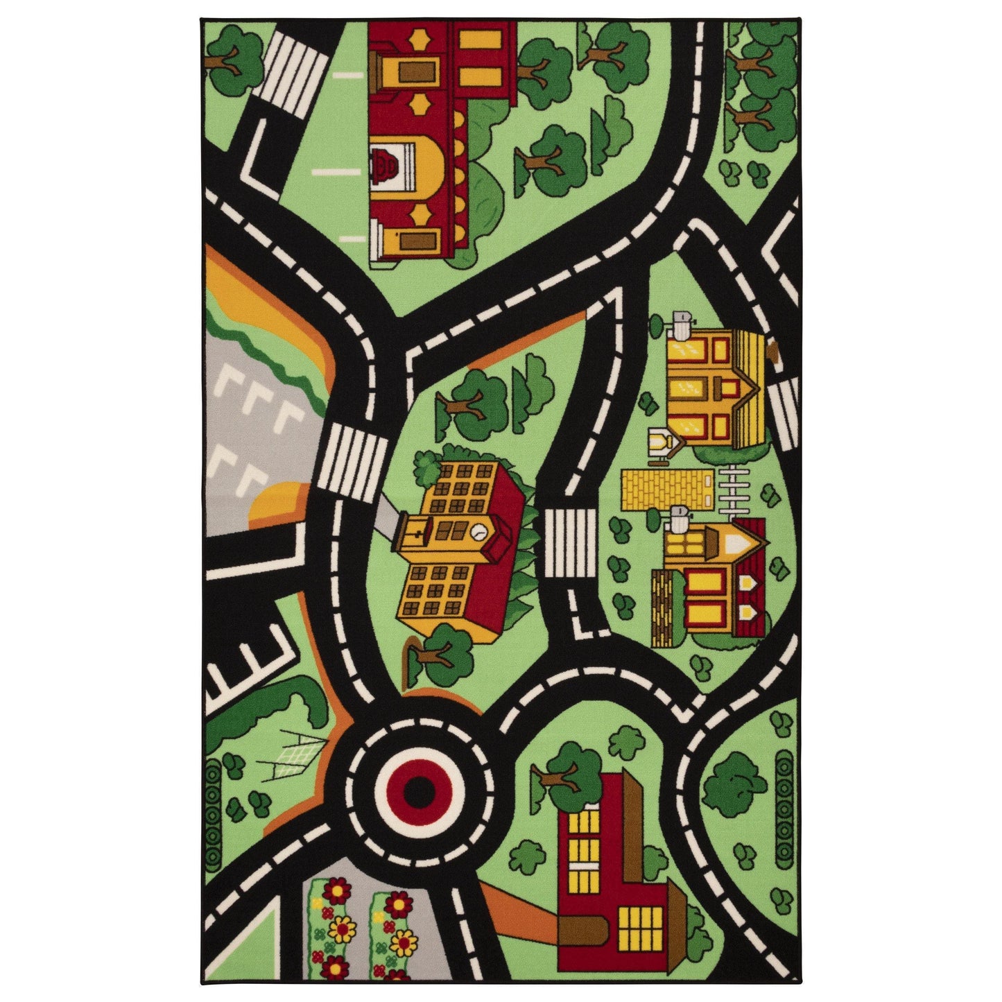 Kids' City Cruising Cars Non-Slip Nylon Foldable Rug FredCo