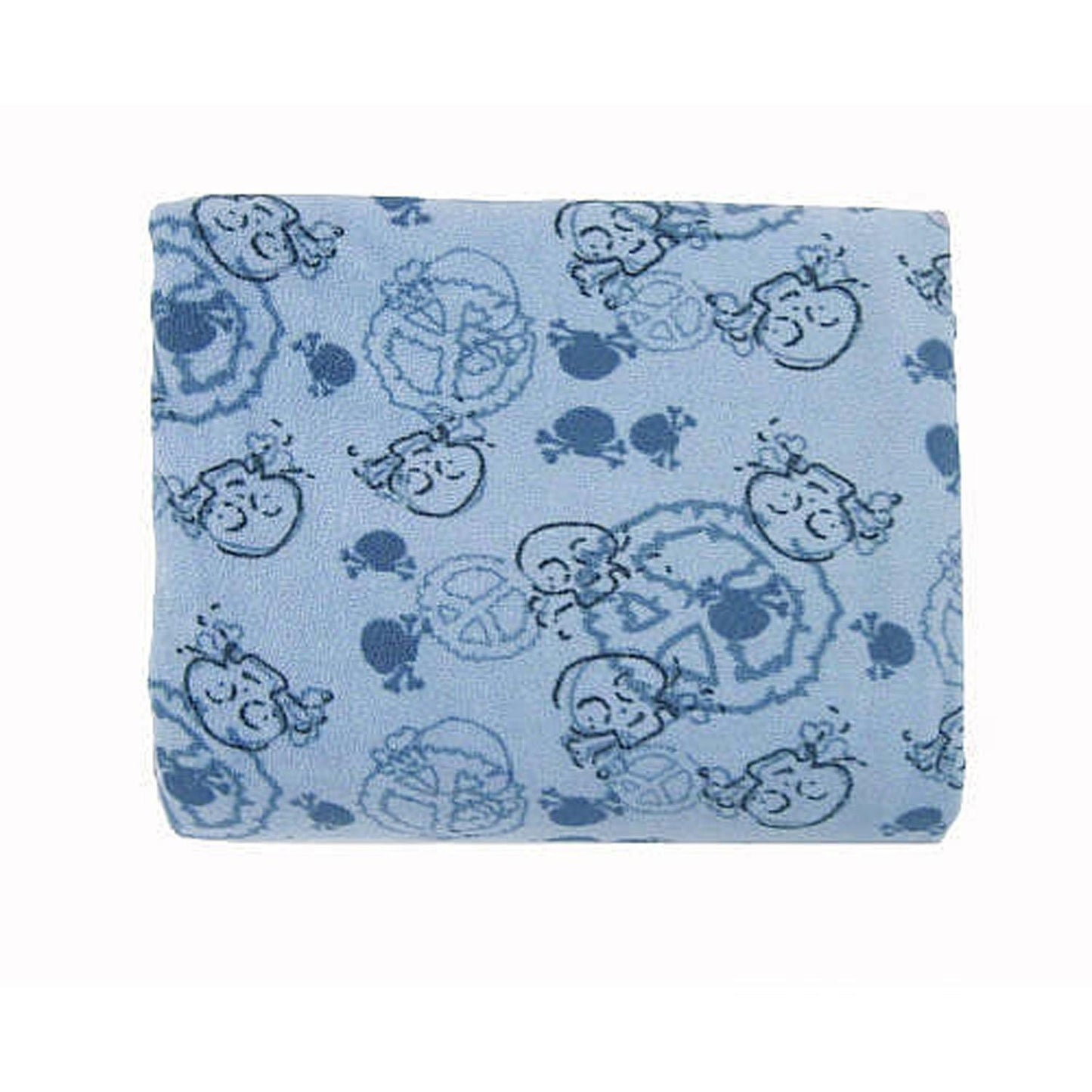 Kids Fleece Throw Blanket, Rock Party Design, 62" x 90" FredCo