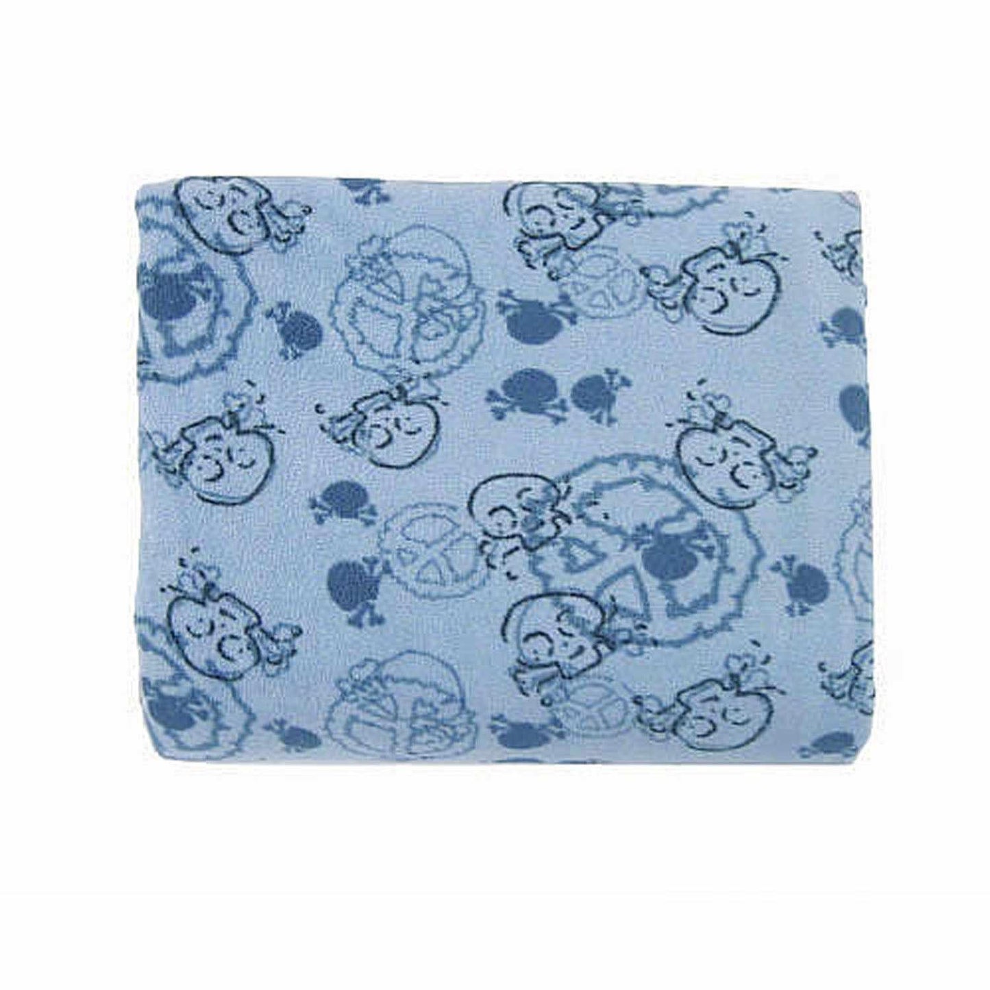 Kids Fleece Throw Blanket, Rock Party Design, 62" x 90" FredCo