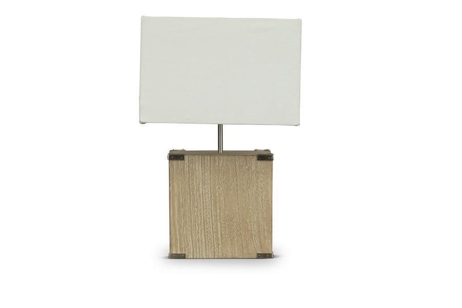 Kostka Wood and Fabric Lamp FredCo