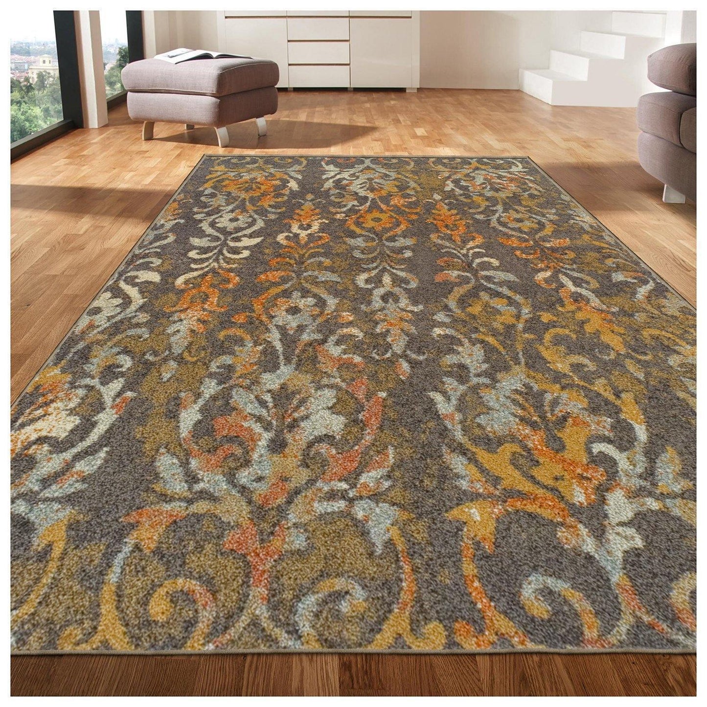 Lafayette Floral Vintage Rug FredCo