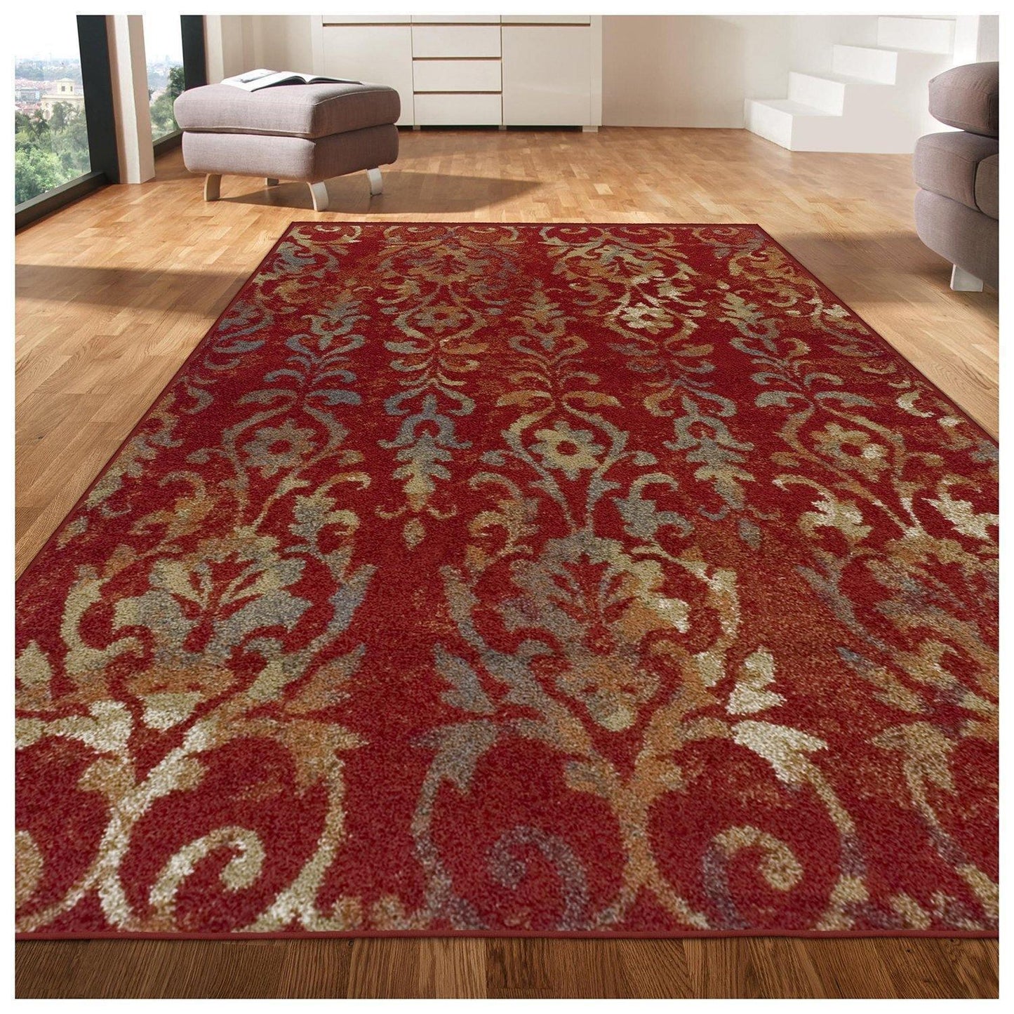 Lafayette Floral Vintage Rug FredCo