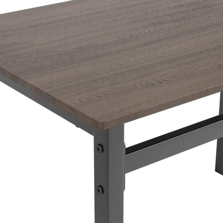 Lana 5-piece Dining Set Ark Brown and Matte Black 150505 Coaster FredCo