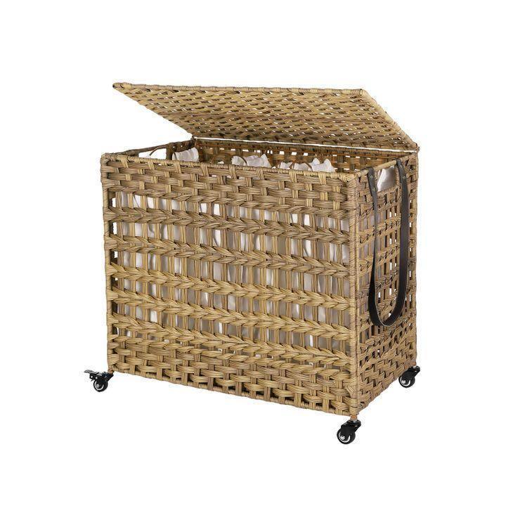 Laundry Basket With 3 Compartments FredCo