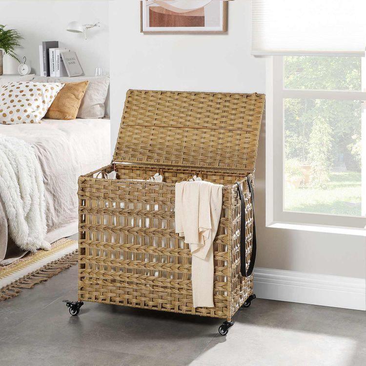 Laundry Basket With 3 Compartments FredCo