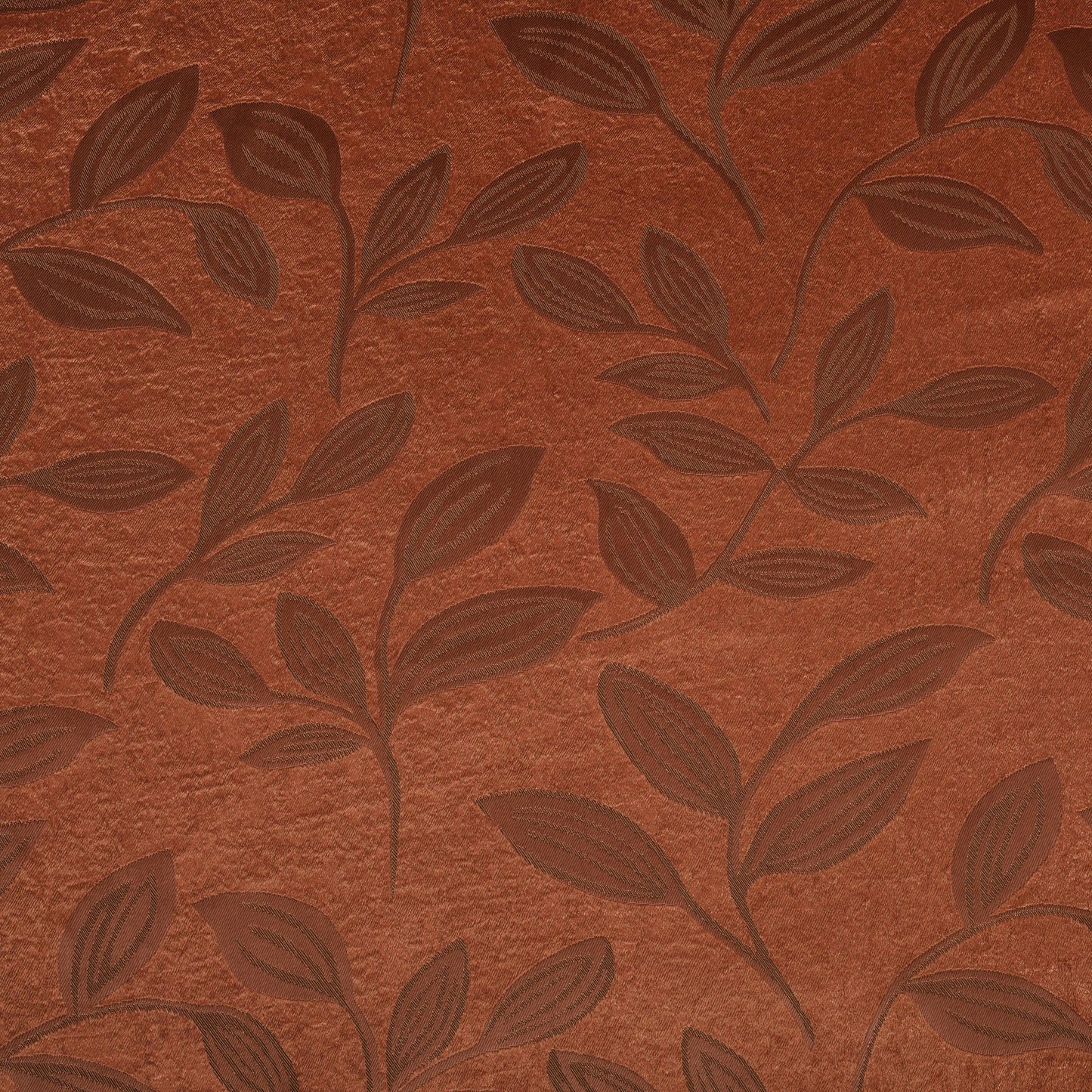 Leaves Jacquard Thermal Insulated Blackout Grommet Panel Curtain Set FredCo