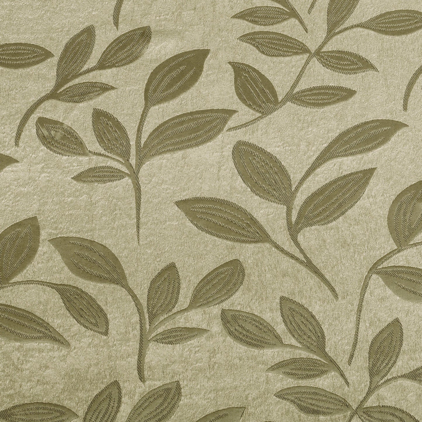 Leaves Jacquard Thermal Insulated Blackout Grommet Panel Curtain Set FredCo