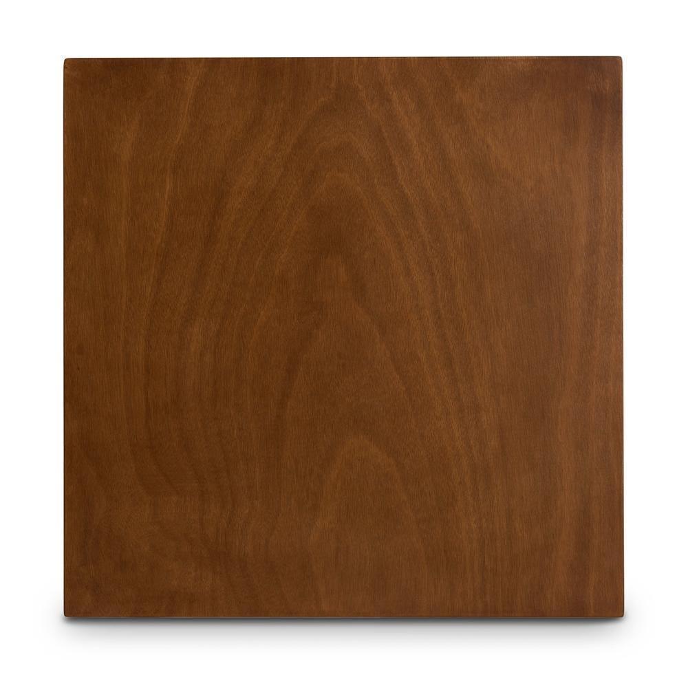 Lenoir Modern and Contemporary Grey Fabric Upholstered Walnut Brown Finished 5-Piece Wood Pub Set FredCo