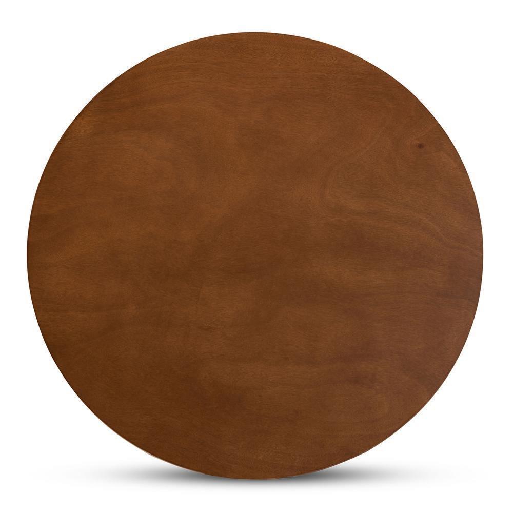 Liese Modern and Contemporary Transitional Walnut Brown Finished Wood 5-Piece Dining Set FredCo