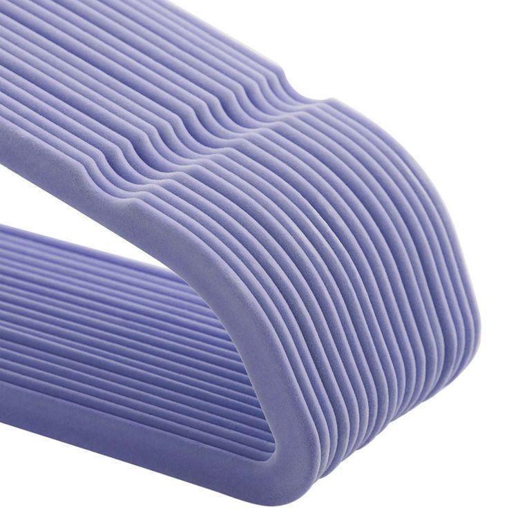 Light Purple Velvet Hangers FredCo