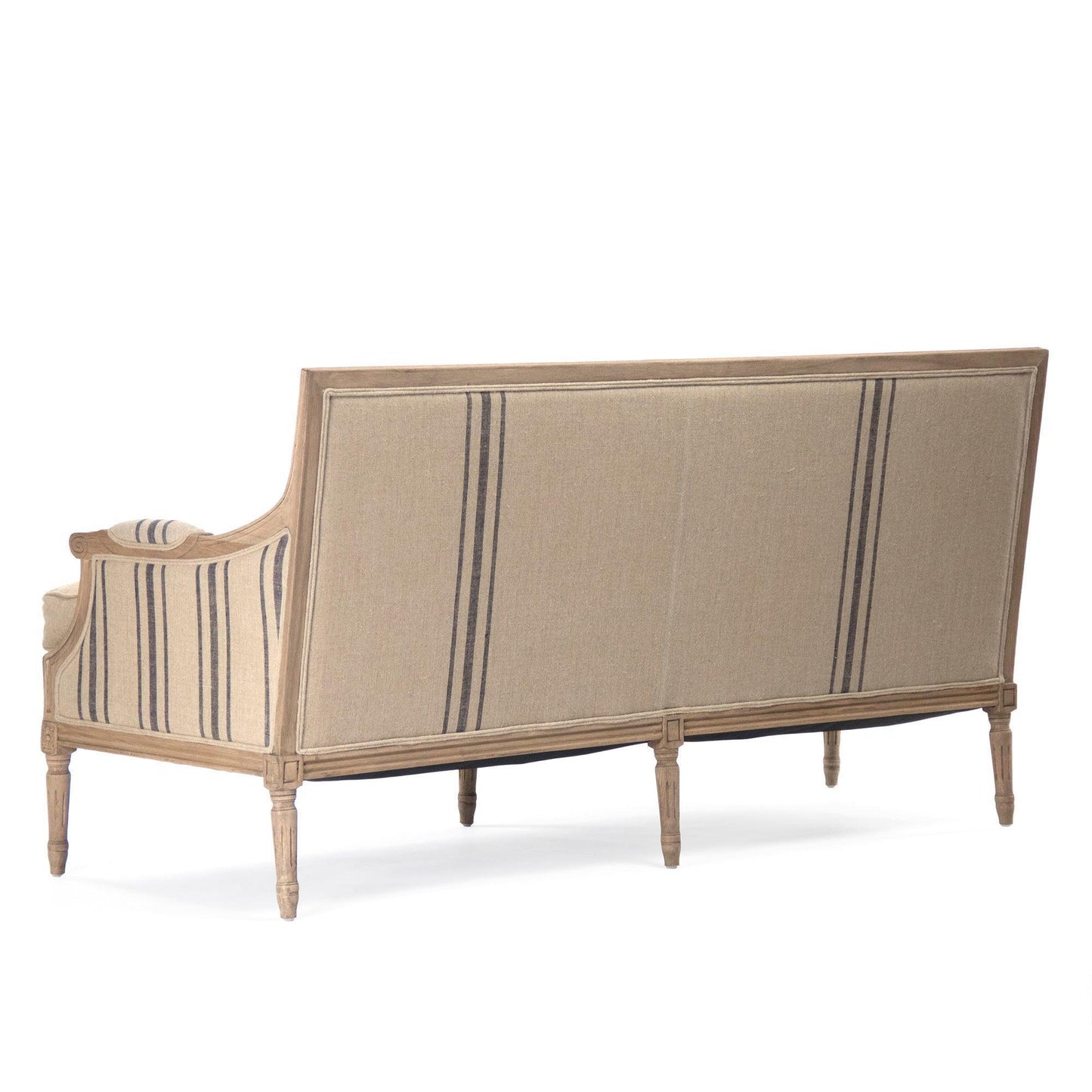 Louis Sofa B007-3 E255-3 A033 Blue Stripe FredCo