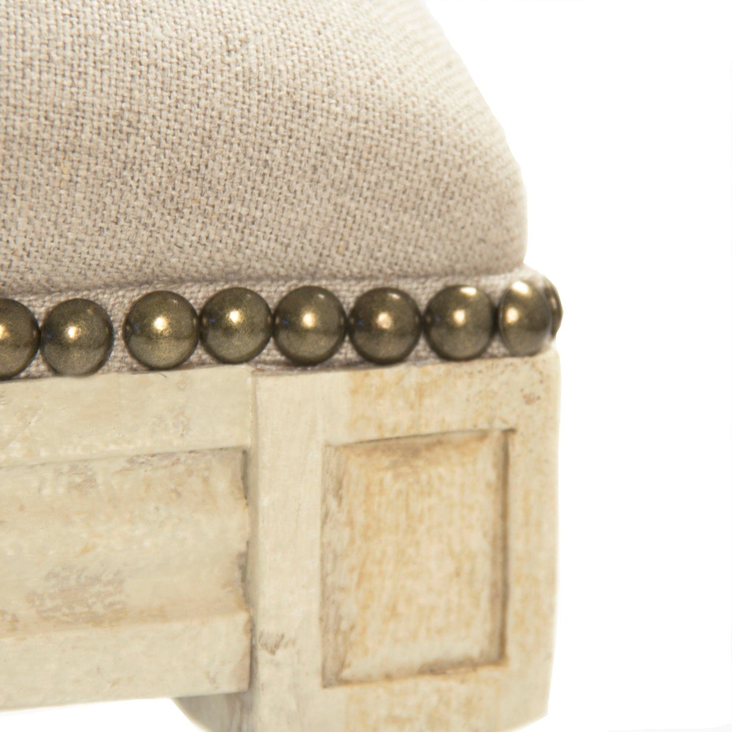 Louis Tufted Bench CFH034-3-Z 309 A003 w/ Nailhead FredCo