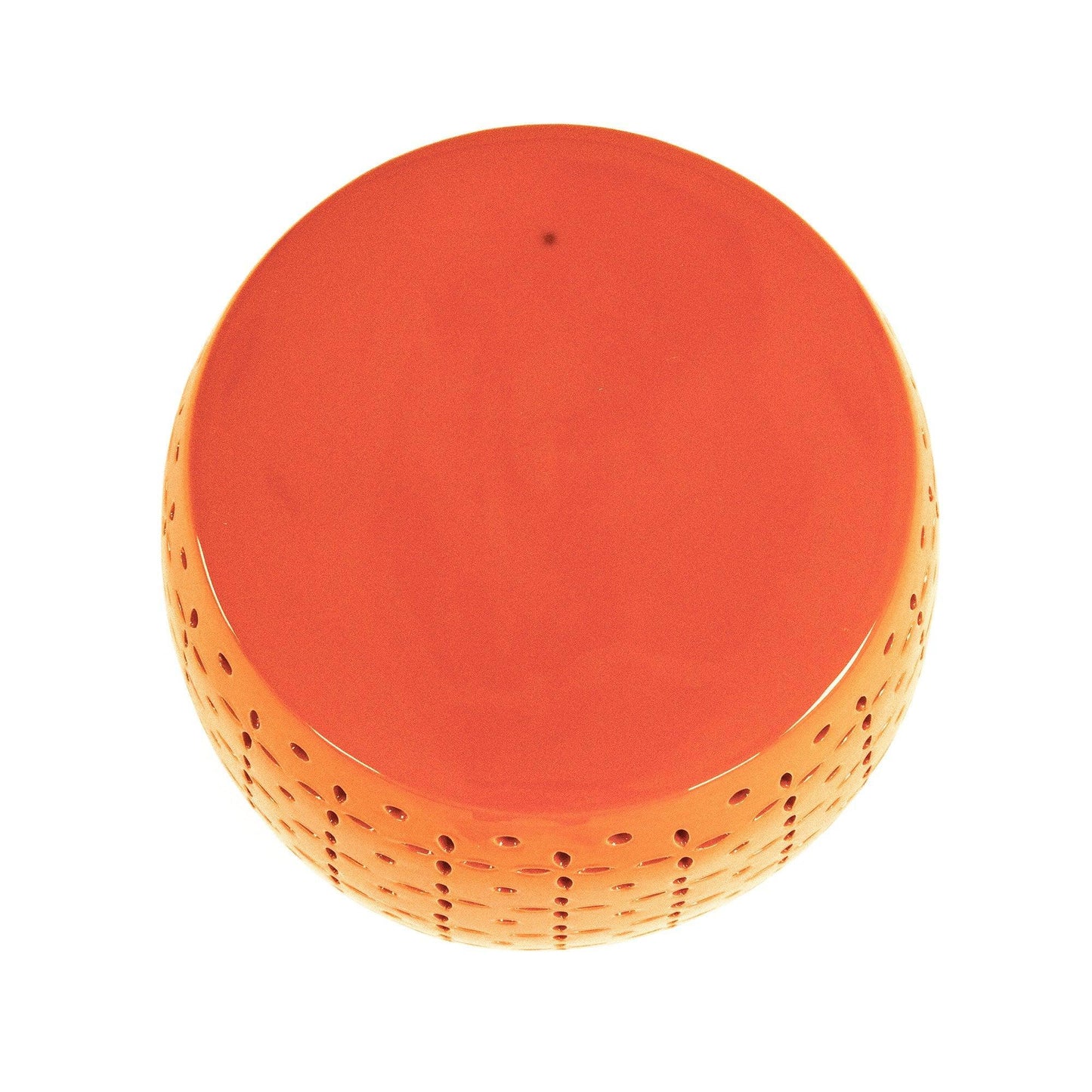 Lovell Garden Stool Orange JW150015 Orange FredCo