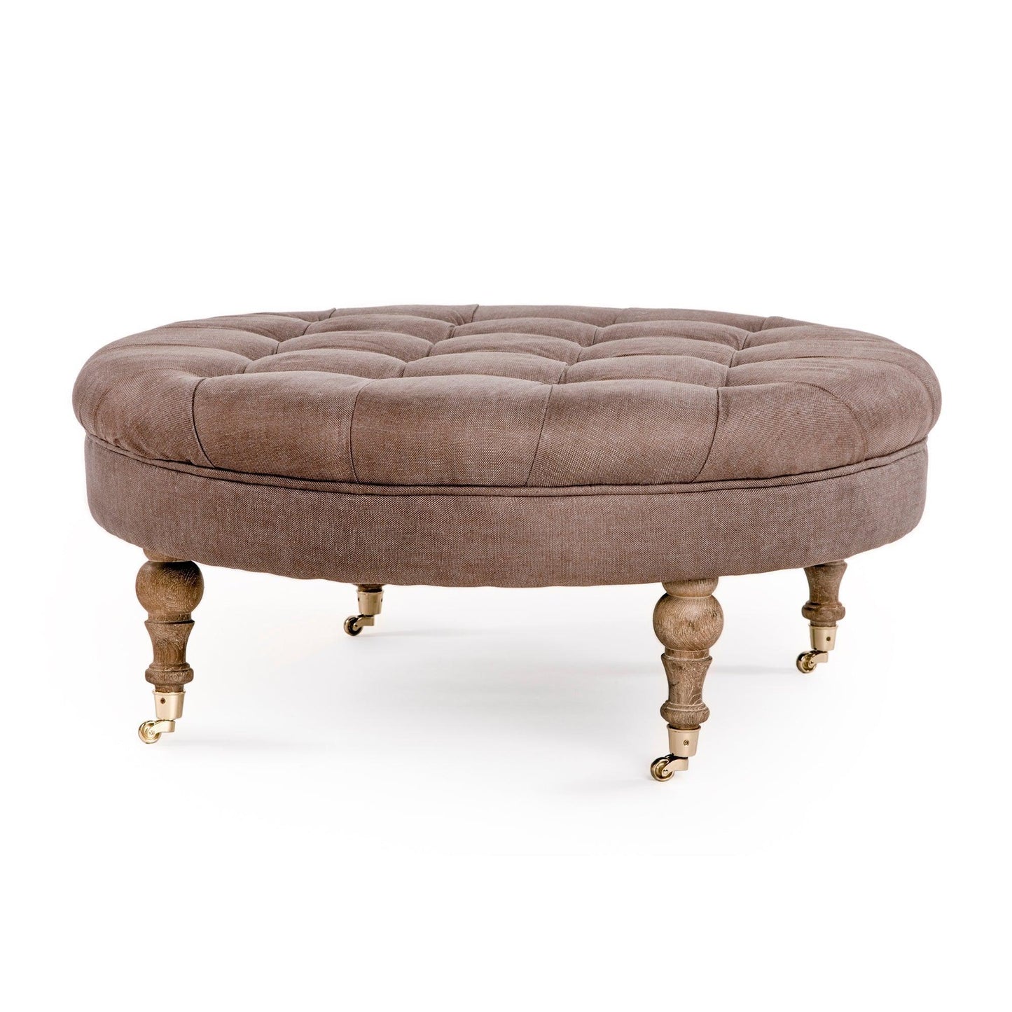 Maison Tufted Round Ottoman CF056-2 E272 A008 FredCo