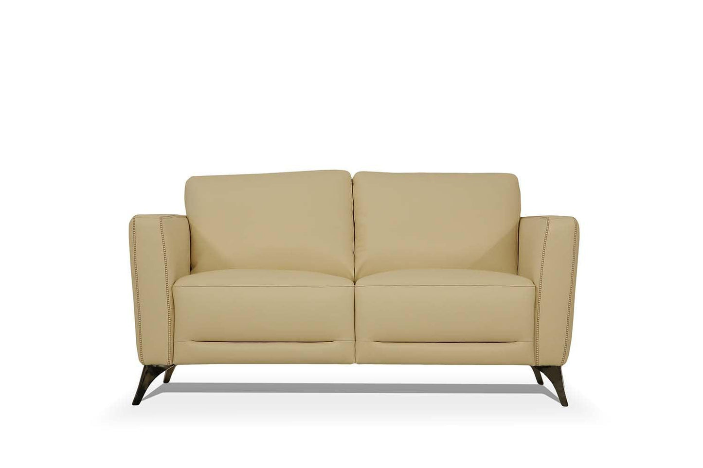 Malaga Loveseat Cream Leather FredCo