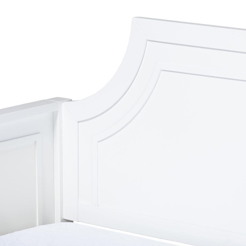 Mariana Classic and Traditional White Finished Wood Twin Size Daybed FredCo