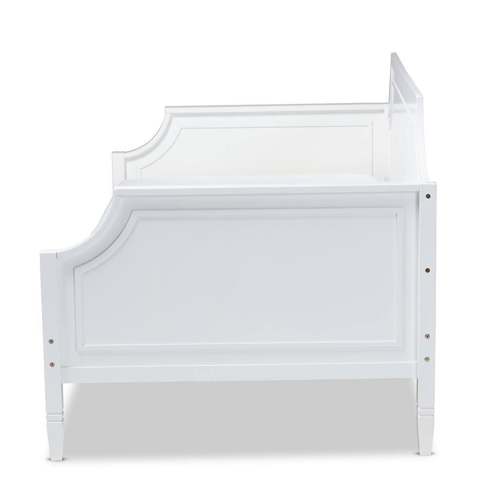 Mariana Classic and Traditional White Finished Wood Twin Size Daybed FredCo