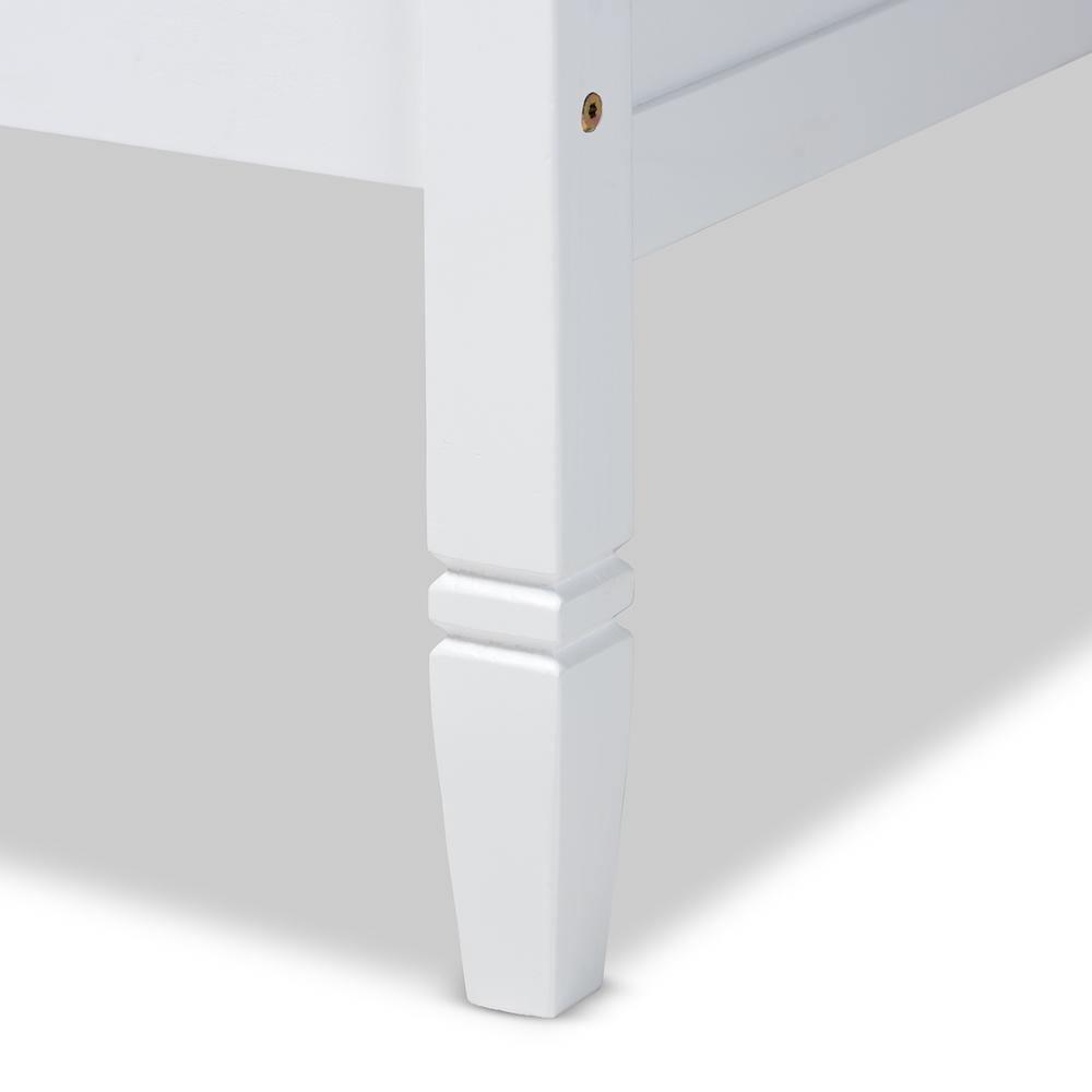 Mariana Classic and Traditional White Finished Wood Twin Size Daybed FredCo