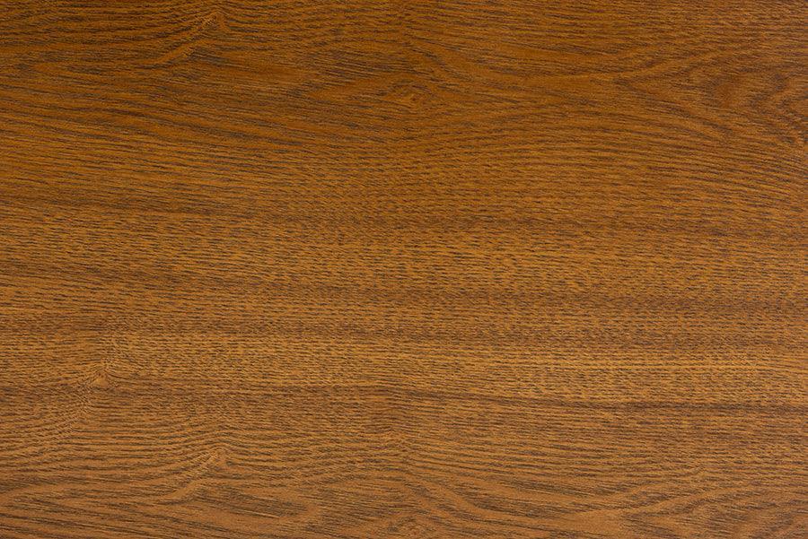 Mariela Natural Brown and Black Low Profile Coffee Table with Basket FredCo