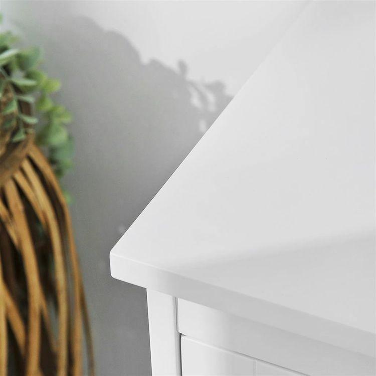 Matte White Bathroom Cabinet FredCo