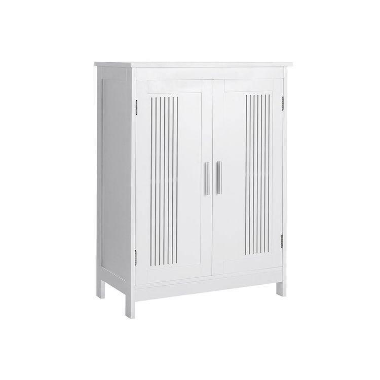 Matte White Bathroom Cabinet FredCo