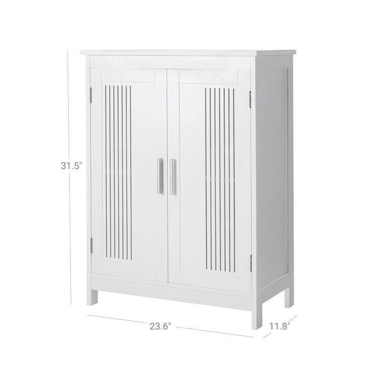 Matte White Bathroom Cabinet FredCo