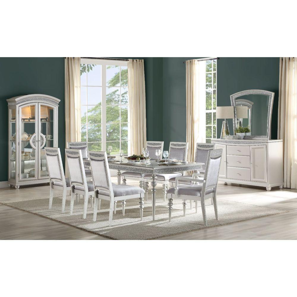 Maverick Dining Table Platinum FredCo
