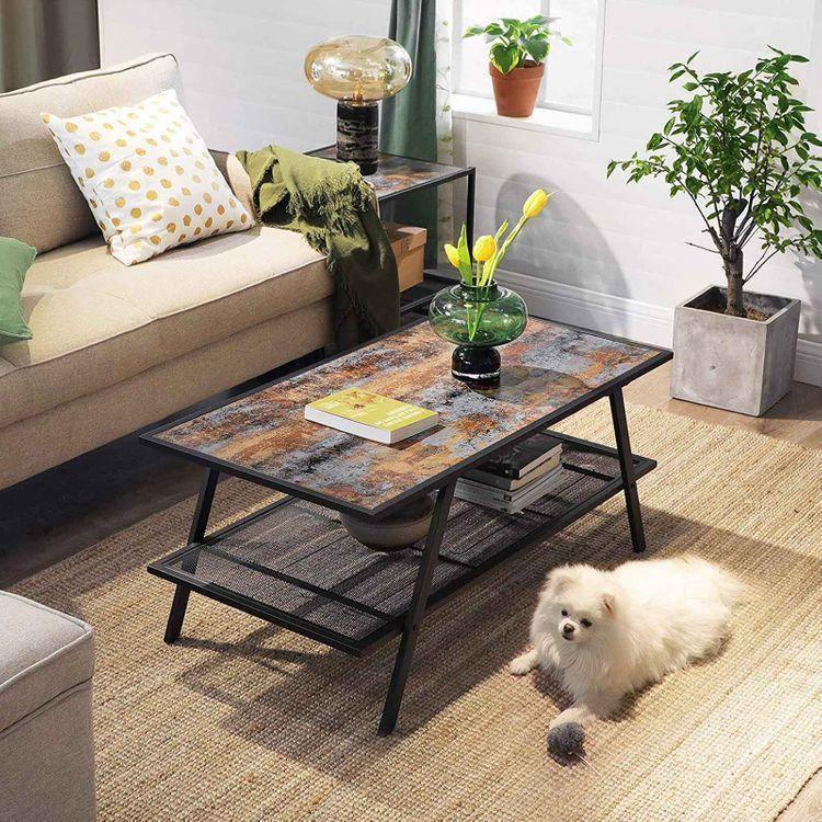 Mesh Shelf Coffee Table FredCo