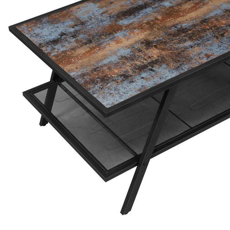 Mesh Shelf Coffee Table FredCo