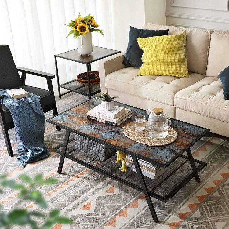 Mesh Shelf Coffee Table FredCo