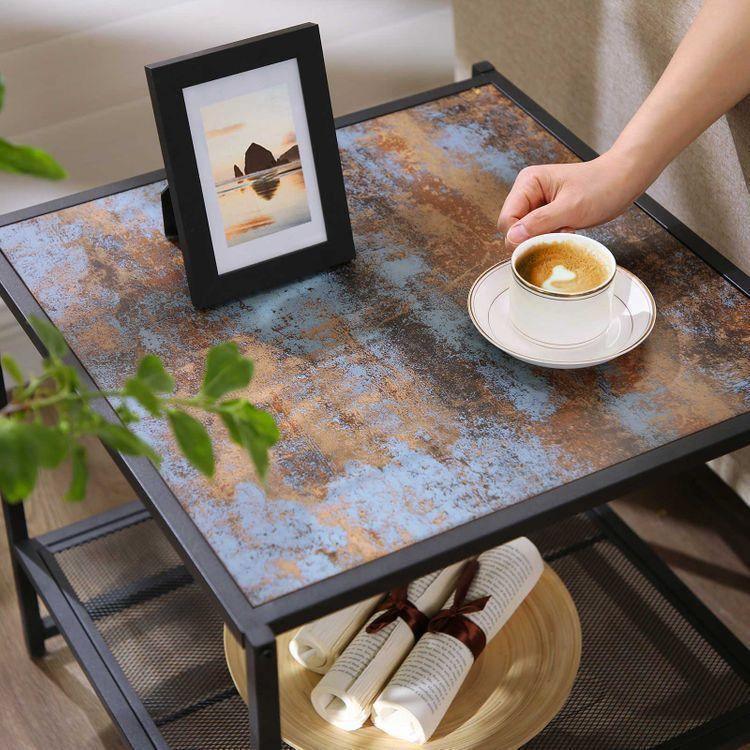 Mesh Shelf Side Table FredCo